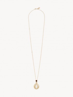 Chloe Alphabet With Pendant Halsband Guld | CHE-SR14341