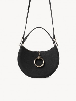 Chloe Arlène Small Hobo Crossbody Väska Svarta | CHE-SR13605