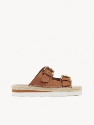 Chloe Glyn Platform Espadrille Sandaler Bruna | CHE-SR14832