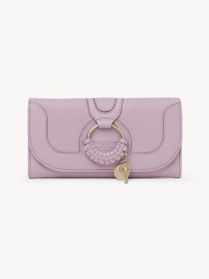 Chloe Hana Stor Plånbok Lavendel Vita | CHE-SR14922