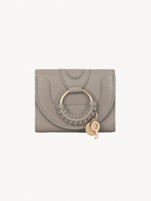 Chloe Hana Trifold Liten Plånbok Grå | CHE-SR14901