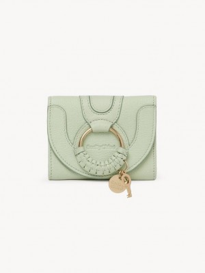 Chloe Hana Tri-fold Liten Plånbok Gröna | CHE-SR14909