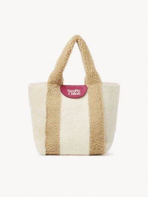 Chloe Huggy Toteväska Beige | CHE-SR14698