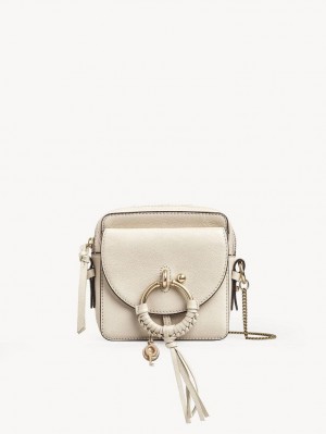 Chloe Joan Camera Axelväska Beige | CHE-SR14676