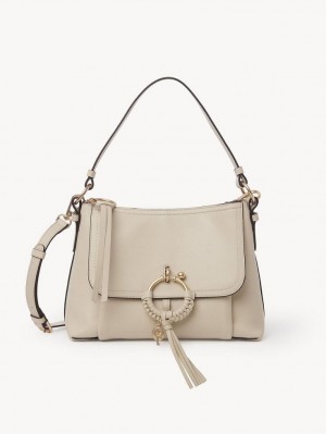 Chloe Joan Small Axelväska Beige | CHE-SR14681