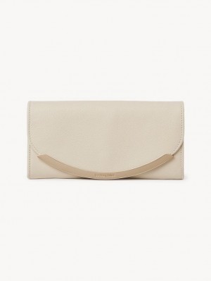 Chloe Lizzie Stor Plånbok Beige | CHE-SR14917