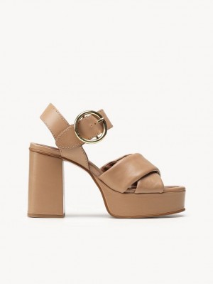 Chloe Lyna High-heel Sandaler Bruna | CHE-SR14840