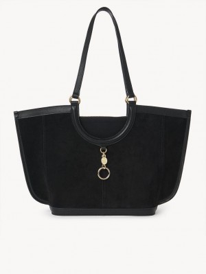 Chloe Mara Shopper Axelväska Svarta | CHE-SR14593