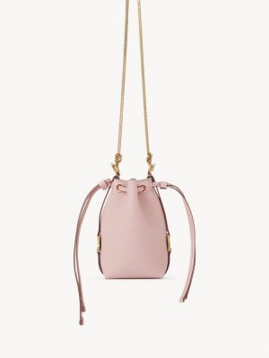 Chloe Marcie Bucket Mini Bags Rosa | CHE-SR13741