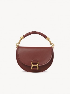 Chloe Marcie Chain Flap Crossbody Väska Bruna | CHE-SR13461