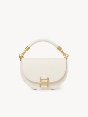 Chloe Marcie Chain Flap Crossbody Väska Vita | CHE-SR13619