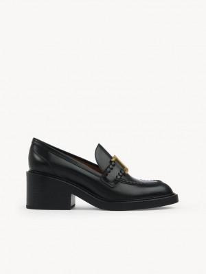 Chloe Marcie Klackar Loafer Svarta | CHE-SR14244