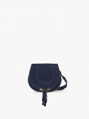 Chloe Marcie Small Crossbody Väska Blå | CHE-SR13580