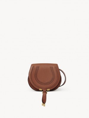 Chloe Marcie Small Crossbody Väska Bruna | CHE-SR13552