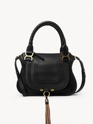 Chloe Marcie Small Double Carry Crossbody Väska Svarta | CHE-SR13489