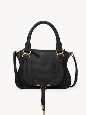 Chloe Marcie Small Double Carry Crossbody Väska Svarta | CHE-SR13543