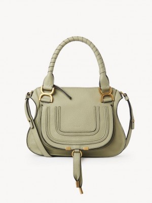 Chloe Marcie Small Double Carry Crossbody Väska Gröna | CHE-SR13554