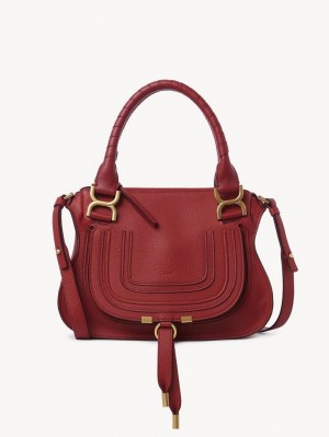 Chloe Marcie Small Double Carry Crossbody Väska Rosa | CHE-SR13584