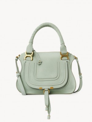 Chloe Marcie Small Double Carry Crossbody Väska Gröna | CHE-SR13601