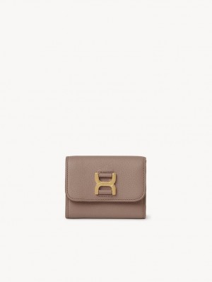 Chloe Marcie Small Tri-fold Liten Plånbok Bruna | CHE-SR14296