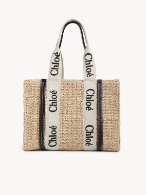 Chloe Medium Woody Toteväska Bruna | CHE-SR13368