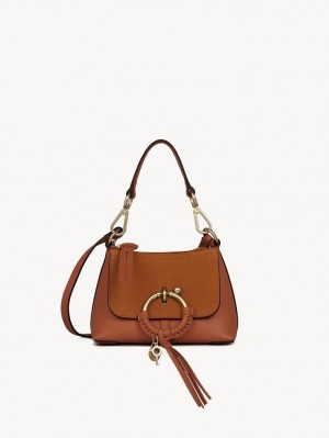 Chloe Mini Joan Axelväska Bruna | CHE-SR14663