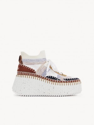 Chloe Nama Kilklack Sneakers Röda Bruna | CHE-SR14187