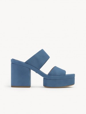 Chloe Odina High-heel Sandaler Mörkblå | CHE-SR14166