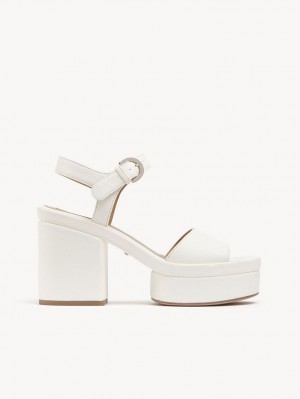 Chloe Odina High-heel Sandaler Vita | CHE-SR14184