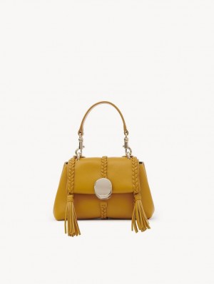 Chloe Penelope Mini Soft Axelväska Gula | CHE-SR13450