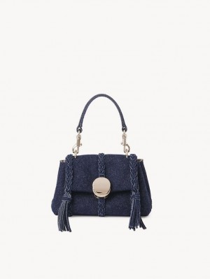 Chloe Penelope Soft Shoulder Mini Bags Blå | CHE-SR13705