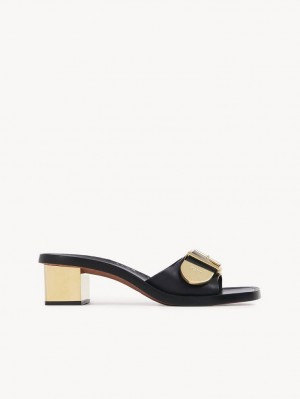 Chloe Rebecca High-heel Mule Svarta | CHE-SR14139