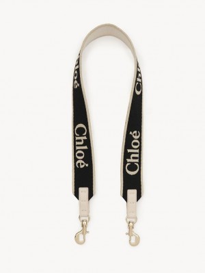 Chloe Rem Strap Svarta Beige | CHE-SR13764