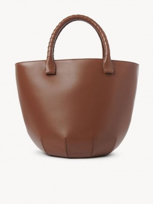 Chloe Sabia Hamper Toteväska Bruna | CHE-SR13370