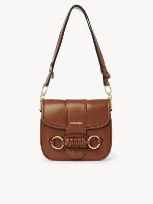 Chloe Saddie Satchel Axelväska Bruna | CHE-SR14632