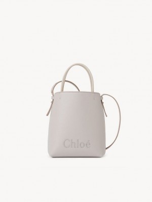 Chloe Sense Micro Axelväska Grå | CHE-SR13405