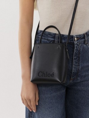 Chloe Sense Micro Crossbody Väska Svarta | CHE-SR13582