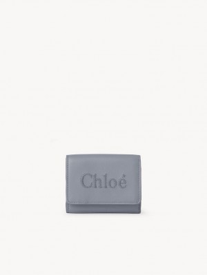 Chloe Sense Mini Tri-fold Liten Plånbok Blå | CHE-SR14275