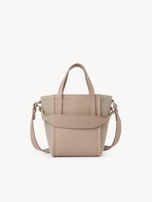 Chloe Sense Small Axelväska Beige | CHE-SR13418