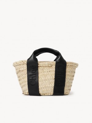 Chloe Sense Small Basket Toteväska Svarta | CHE-SR13319