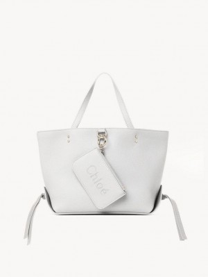 Chloe Sense Small East-west Axelväska Vita | CHE-SR13421