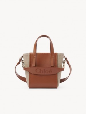 Chloe Sense Small Toteväska Bruna | CHE-SR13285