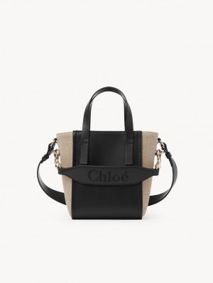 Chloe Sense Small Toteväska Svarta | CHE-SR13286