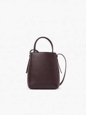 Chloe Sense Tote Mini Bags Mörk | CHE-SR13735