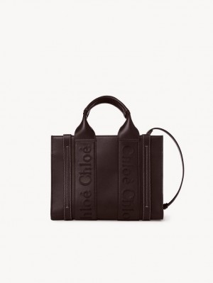 Chloe Small Woody Toteväska Mörk | CHE-SR13375