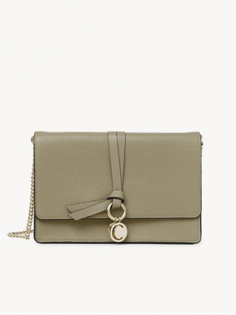 Chloe Alphabet Clutch Crossbody Väska Gröna | CHE-SR13481