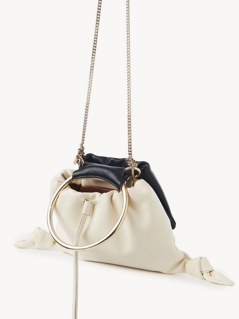 Chloe Arlène Pouch Mini Bags Vita Svarta | CHE-SR13739