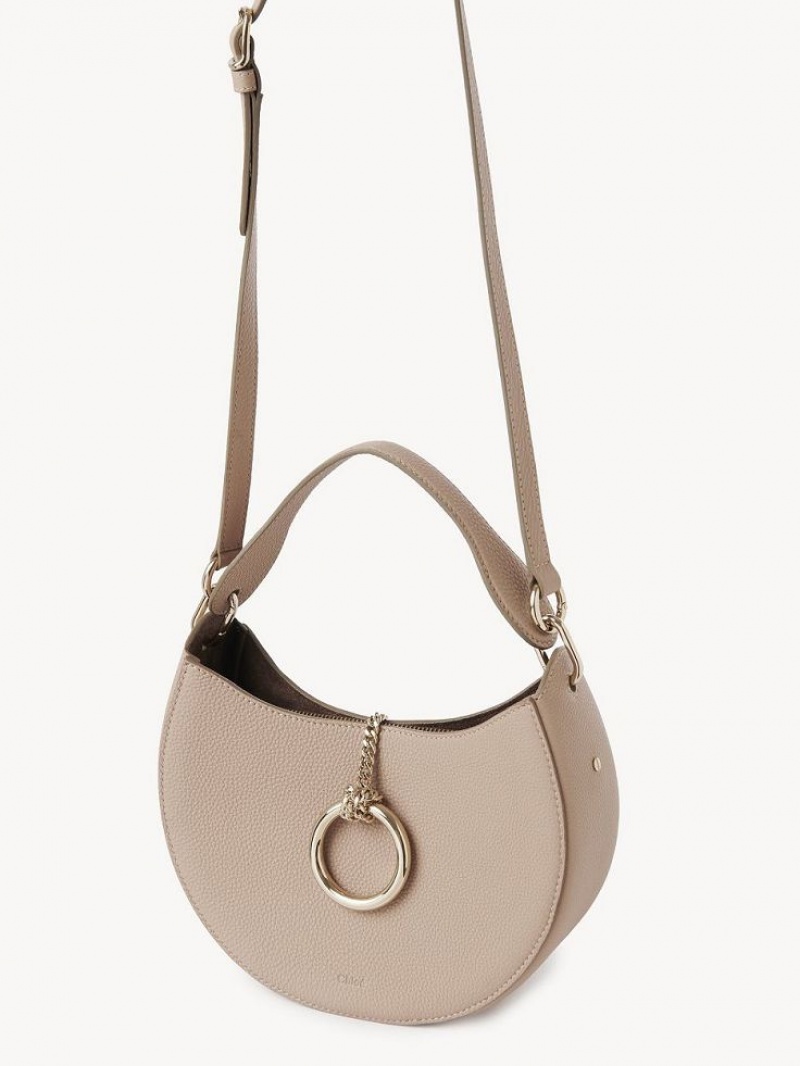 Chloe Arlène Small Hobo Crossbody Väska Beige | CHE-SR13575