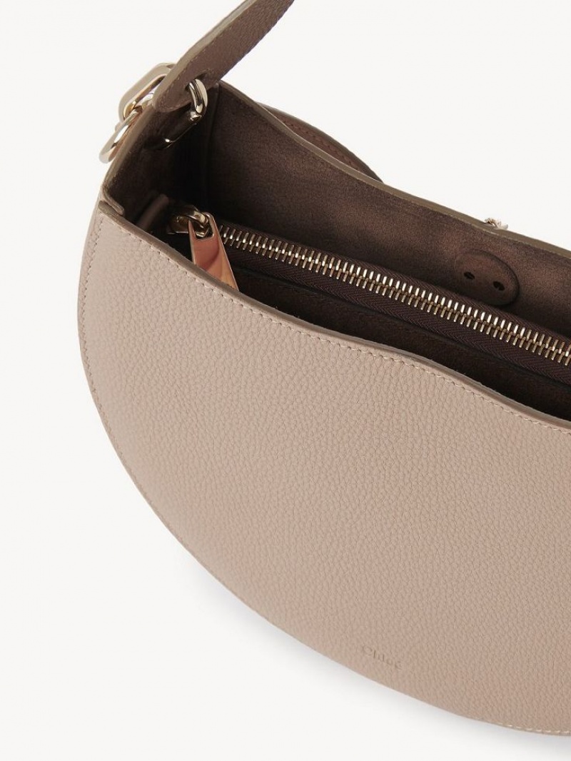 Chloe Arlène Small Hobo Crossbody Väska Beige | CHE-SR13575