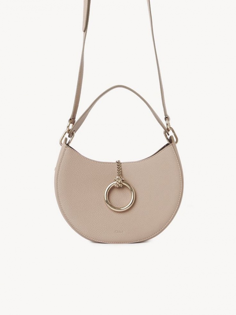 Chloe Arlène Small Hobo Crossbody Väska Beige | CHE-SR13575